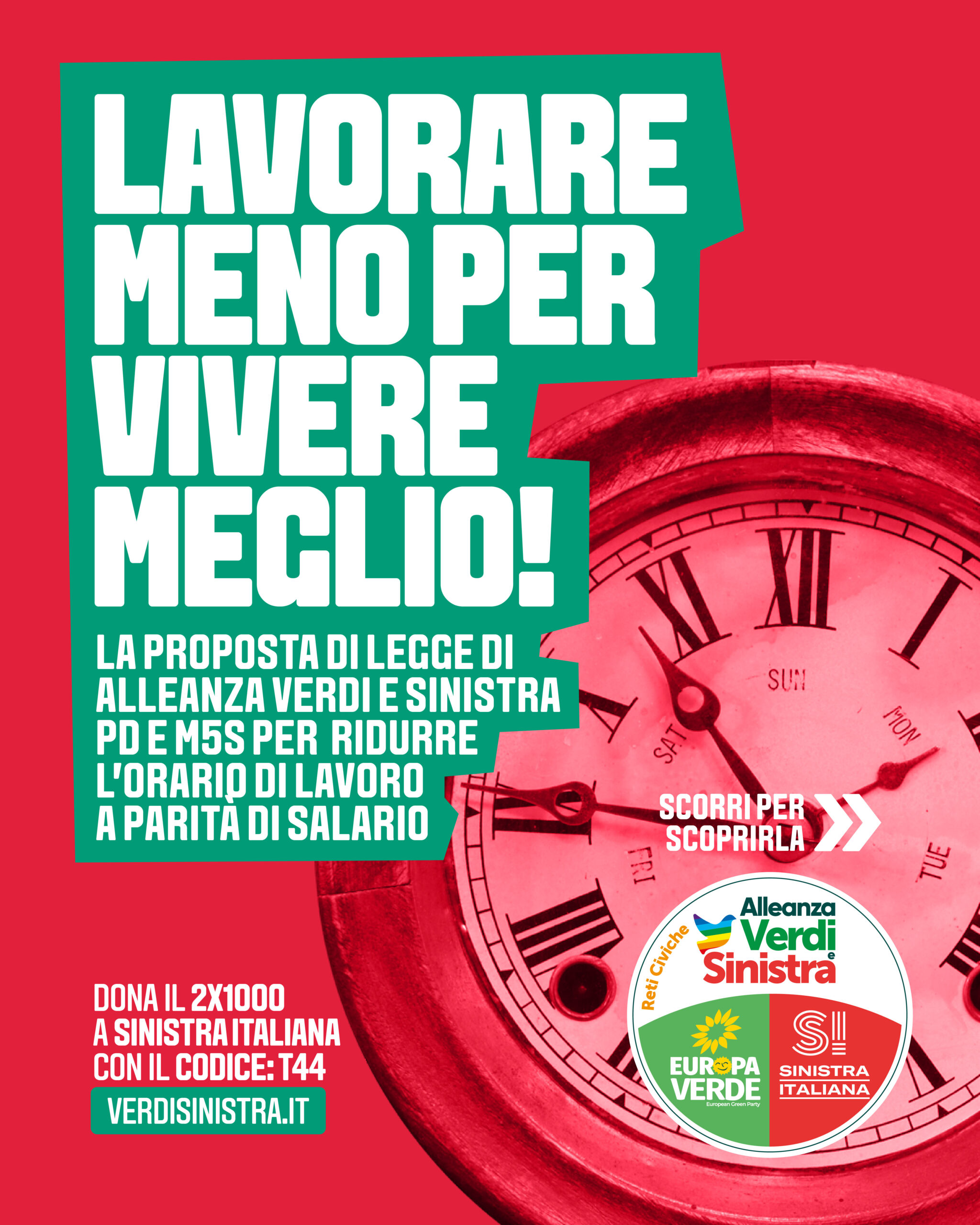 Lavorare meno per vivere meglio
