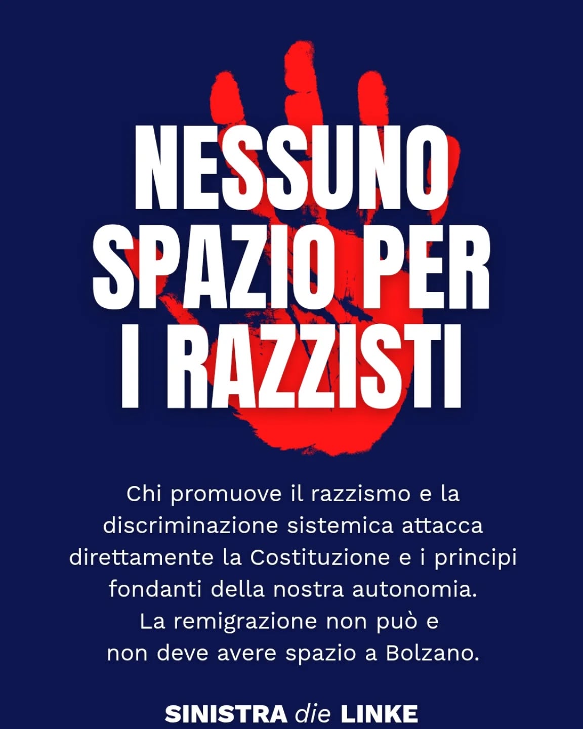 Nessuno spazio per i razzisti