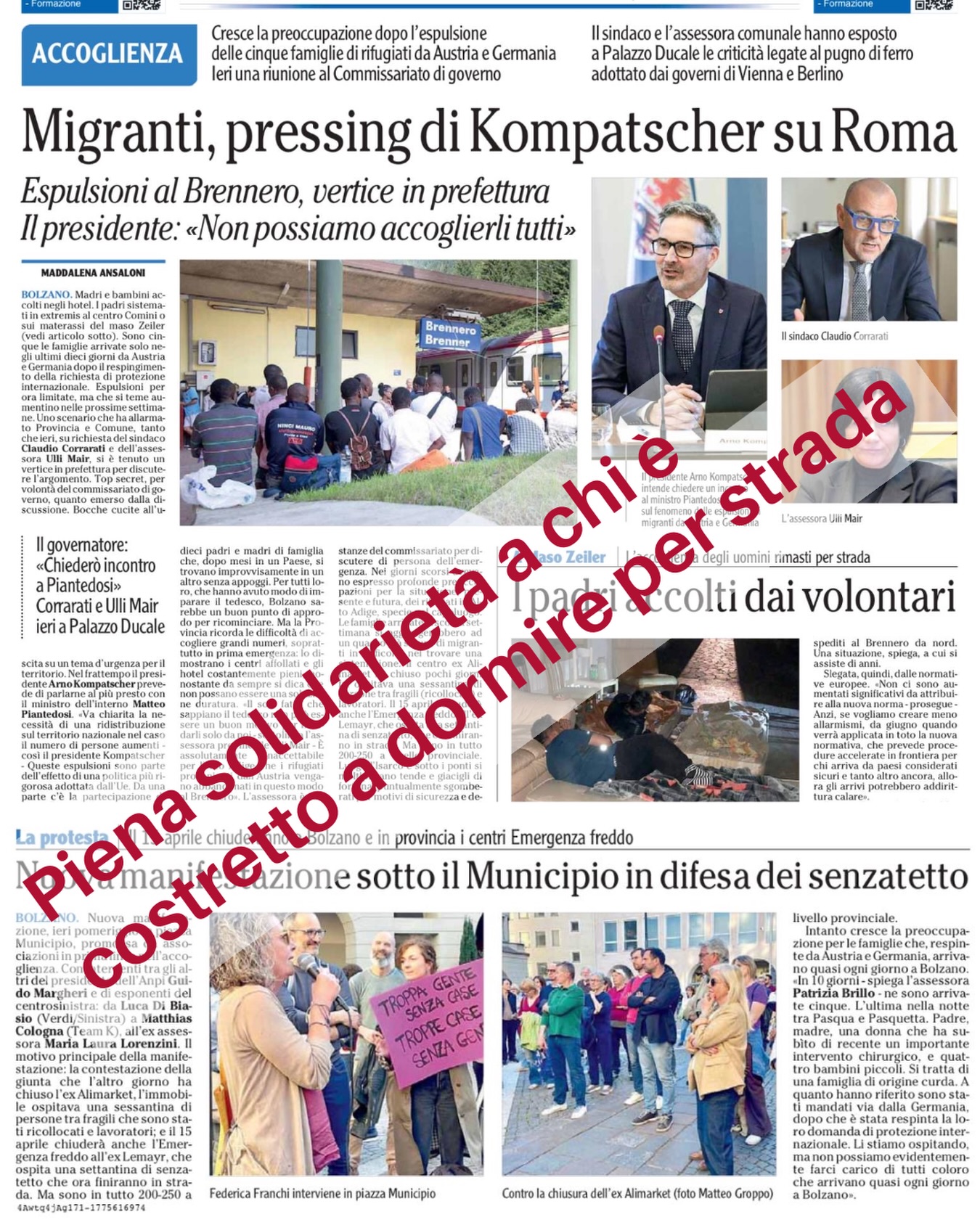 Assurdo lasciare lavoratori per strada