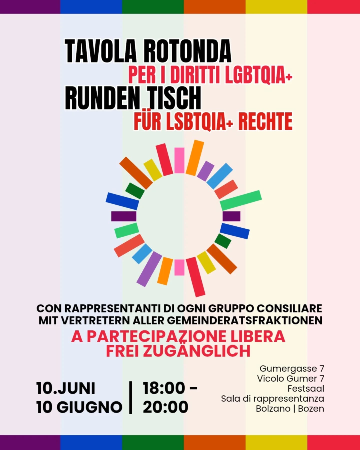 Tavola rotonda per i diritti LGBTQIA+