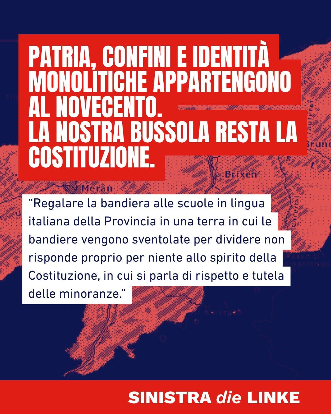 L’idea di patria appartiene al novecento